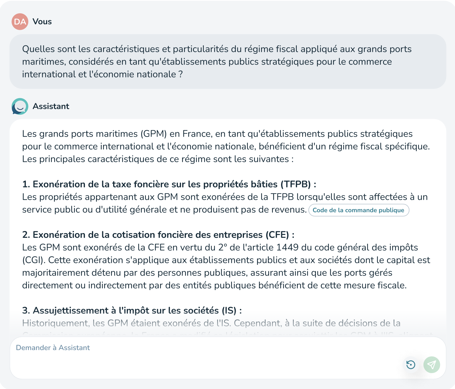 Prompt IA Assistant Predictice