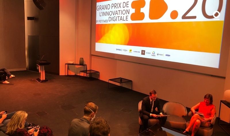 Louis Larret-Chahine à la remise du Grand prix de l'innovation digitale